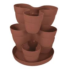 Follow along to learn how to. Emsco 13 In 3 Tier Resin Flower And Herb Vertical Gardening Planter In Terra Cotta 2381 1 The Home Depot