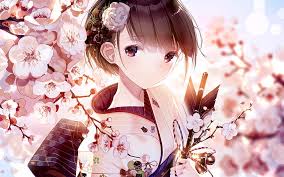 The advantage of transparent image is that it can be used efficiently. Hd Wallpaper Anime Girls Original Characters Black Hair Short Hair Artwork Wallpaper Flare