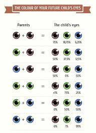 Every newborn's eye color is genetically dependent on their parent's eye colors and the dominant and. The Perfect Guide To What Your Kids Might Look Like Cool Creativities Eye Color Chart Eye Facts Eye Color