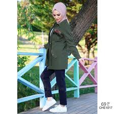 Che1017 Pazarium Com Tr Tesettur Giyim Bayan Giyim Triko Tunik Elbise Kombin Tesettur Sal Esarp Trenckot Moda Triko
