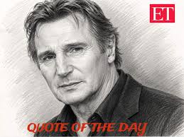 Quote of the day by Liam Neeson: 'I never did think of myself as handsome - terribly attractive,..., but n