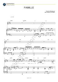 Maybe you would like to learn more about one of these? Partition Piano Famille Jean Jacques Goldman Paroles De Chansons Partition Partition Musique