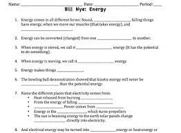 Rulapaugh78912 tuesday, july 27, 2021 bill nye energy worksheet answer key | try the suggestions below or type a new query above. Bill Nye Energy Video Worksheet By Mayberry In Montana Tpt