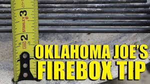 Oklahoma Joe S Smoker Firebox Tip For Better Airflow Oklahoma Joe Smoker Smoker Firebox