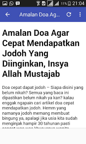 Doa Agar Mendapatkan Jodoh For Android Apk Download