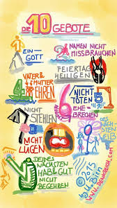 Eselsbrucken Fur Die 10 Gebote 10 Gebote Kinder Religionsunterricht Die 10 Gebote