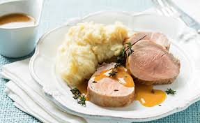 Schweinsfilet Mit Mangosauce Und Selleriepuree Rezept Gusto At Selleriepuree Rezept Schweinsfilet Kochen