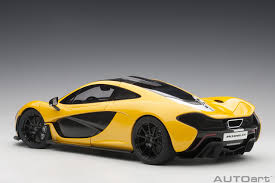 The p1 is a superhero among supercars: Mclaren P1 Volcano Yellow Autoart