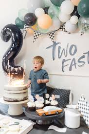 Small batch 6 inch cakes are perfect for celebrating date nights at home, anniversaries and even can serve as small wedding. Two Fast Modern Race Car Second Birthday Party Emelbe Design