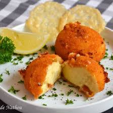 Croquettes Au Fromage Et Tuiles De Parmesan Recept Voorgerechten