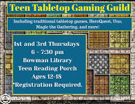 Teen Table Top Gaming Guild