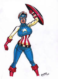 Evolving wilds dtk art wallpaper evo art wallpaper evil ice queen anime explicit anime evil male evil badass anime characters evil grin evil anime smirk evil red hair anime guy evil devil anime boy image result for cartoon images of captain america for children. Female Captain America Burpo Drawings Illustration People Figures Animation Anime Comics Comics Artpal