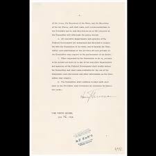 Maybe you would like to learn more about one of these? Executive Order 9981 Ending Segregation In The Armed Forces