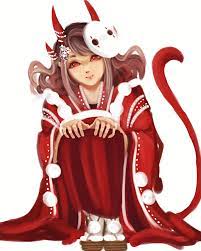 Red Oni Screepter - Illustrations ART street