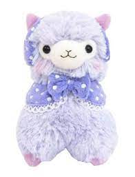Llama Earmuffs Alpaca 4 5 Prime Plush Key Chain Purple In 2021 Soft Stuffed Animals Llama Stuffed Animal Cute Stuffed Animals