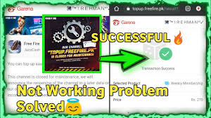 العلامات التجارية هي ملك لأصحابها. Topup Free Fire Pk Website Not Working Solved New Topup Prices Garena Topup Center Reopen Youtube