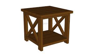 Simple End Table Plans Howtospecialist How To Build Step By Step Diy Plans Woodworking End Table End Table Plans Wood End Tables