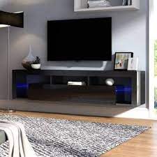 City 62.99 modern floating entertainment center with media shelves in maple cream and off white. Langley Street Norloti Entertainment Centre For Tvs Up To 70 Reviews Wayfair Ca In 2020 Floating Tv Stand Floating Entertainment Center Tv Stand