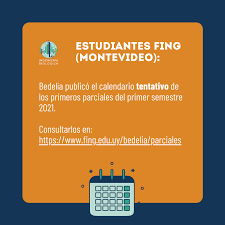 Introducción a las derivadas parciales. Estudiantes Fing Calendario Tentativo De Parciales Ingenieria Biologica