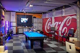 10 Of The Most Fun Garage Game Room Ideas Garage Game Room Garage Room Garage Game Rooms