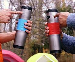 This reusable coffee canteen, which holds 16 ounces of your favorite brew, will keep your coffee safe and leak proof. Coffee Brewing Travel Mug