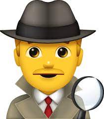 Detective Emoji Man Emoji Man Emoji Detective Man