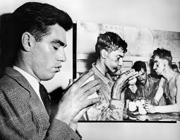 Marines drinking coffee after 2 days of fighting