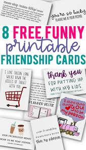 You can download the pdf for all six here. Funny Cards For Friendship Free Funny Cards For Friends