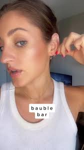 bauble bar huggies earring｜TikTok Search