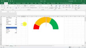 Speedometer Chart In Excel 2019