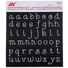 Shop online iron on greek letters hobby lobby with fancy designs. White Embroidered Letter Iron On Applique Alphabet Hobby Lobby 80985137