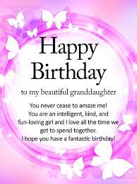 Browse our great collection of birthday wishes, messages, greetings and cards to a new 13 year old that you can send to them. Birthday Wishes For Granddaughter Birthday Wishes And Messages By Davia