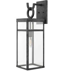 Check spelling or type a new query. Hinkley 2805dz Open Air Porter 1 Light 25 Inch Aged Zinc Outdoor Wall Lantern Open Air