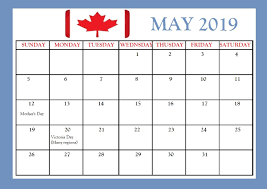 May 2019 Canada Holidays Calendar May2019 2019holidays Usa Uk Canada Us Holiday Calendar Holiday Calendar Holiday Calendar Printable