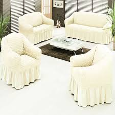 Bürümcük koltuk örtüsü düz kol standart takım (3+2+1+1). Likrali Standart Koltuk Ortusu Krem 3 2 1 1 Halistores Com