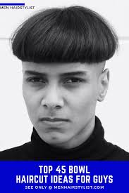 This hairstyle works for every hair type, curly or straight, long or on straight brown hair, this mushroom cap haircut stops right in the middle of the forehead and. Pin On Mushroom Haircuts For Men