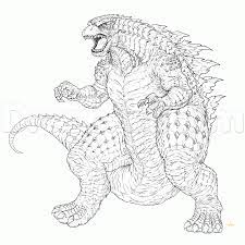 Your children will love to see and to collect. Godzilla Coloring Pages By Dragoart Coloring4free Coloring4free Com