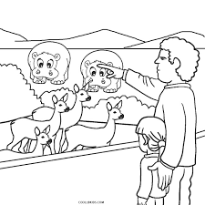 These coloring pages of animals in a zoo have lots of coloring pages of wild animals to make learning about zoologicial parks fun and provide a great coloring page. Free Printable Zoo Coloring Pages For Kids