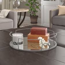 Ottoman Coffee Table Silver Decorative Trays You Ll Love In 2021 Wayfair