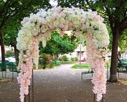 Изображение: Свадебная арка из цветов