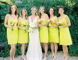 Yellow Bridesmaid Dresses Lime Green Bridesmaid Dresses Yellow Bridesmaid Dresses Healdsburg Wedding