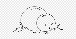 Snoopy coloring sheets featuring snoopy alone, lying on top of his dog house or in his iconic air check out the following collection of snoopy coloring pages selected based on their accuracy and. Coloring Book Mole Sauce Drawing Talpidae Lying Down White Mammal Child Png Pngwing