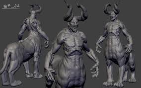 Centaur Wip 2 Sandeep Sharma Centaur Concept Art Characters Creature Concept