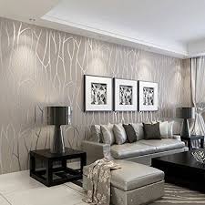 Modern Furnished Living Room Furnished Living Modern Modern Wallpaper Living Room Home Living Room Wallpaper Grey Wallpaper Living Room