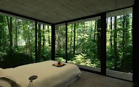 Gres House In A Brazilian Rain Forest By Luciano Kruk Homeli Home Floor To Ceiling Windows House Design