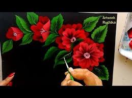 You may not believe me, but anyone can paint flowers with the right tutorials and techniques. One Stroke Flower Painting Acrylic Painting Tutorial Youtube Acrylic Painting Flowers Flower Painting Simple Acrylic Paintings