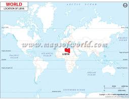 Where is libya located on the map? Buy Libya Location Map