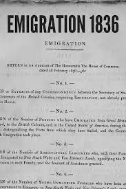 Emigration With Lists Of Emigrants 1836 Irish Family History Historical Newspaper Family History