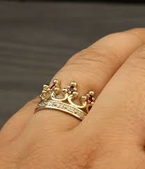Crown Wedding Bands Set Unique Wedding Rings Mixed 14k Gold Promise Rings His Her Ruby Bands Royal Wedding Set Matching Wide Bands Set In 2021 Wedding Band Sets Unique Wedding Band