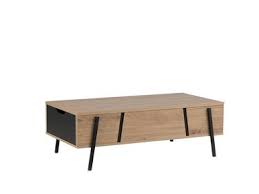 Real photo of a leather sofa, coffee tables and mirror in a living room interior. Coffee Tables Up To 70 Off Beliani De